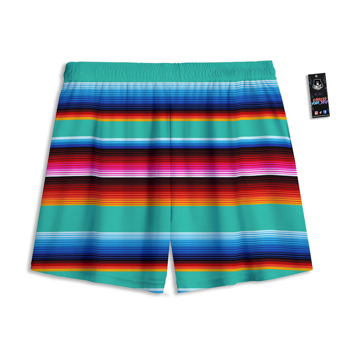 Cross Halloween Print Pattern Mesh Shorts