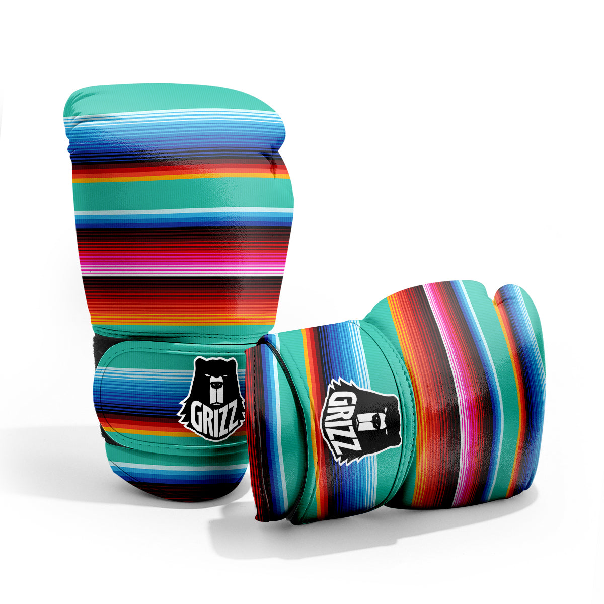 Blanket Stripes Cinco De Mayo Print Pro Boxing Glove