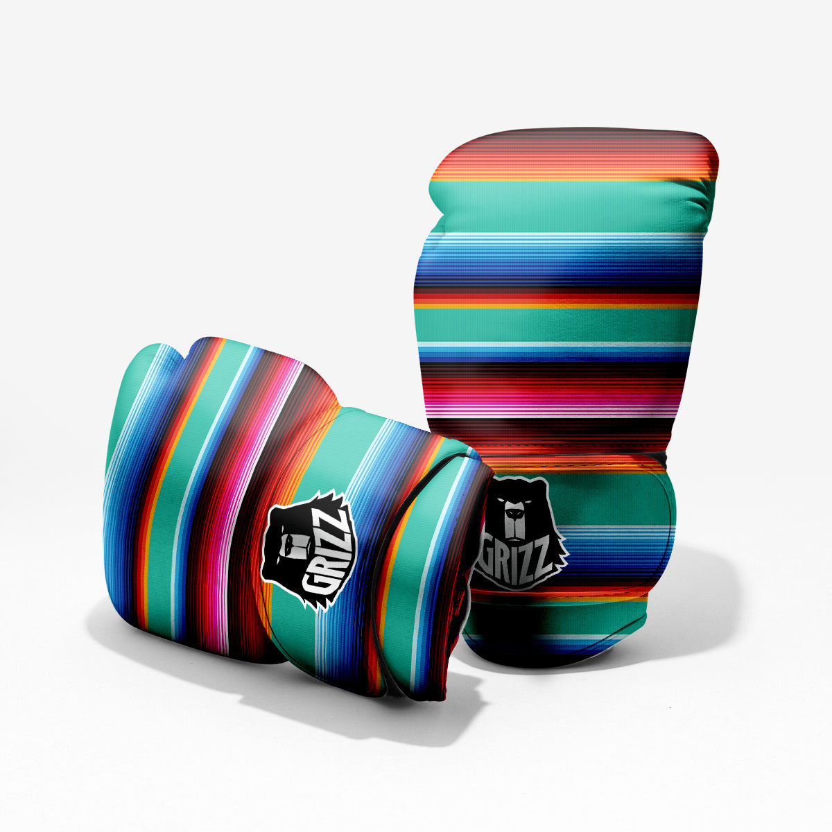 Blanket Stripes Cinco De Mayo Print Pro Boxing Glove