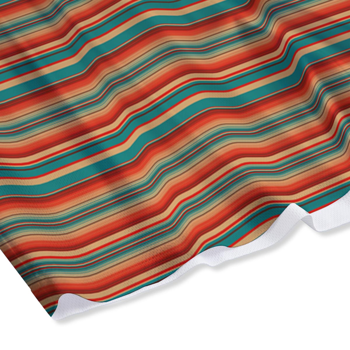 Blanket Tribal Serape Print Pattern Mesh Shorts