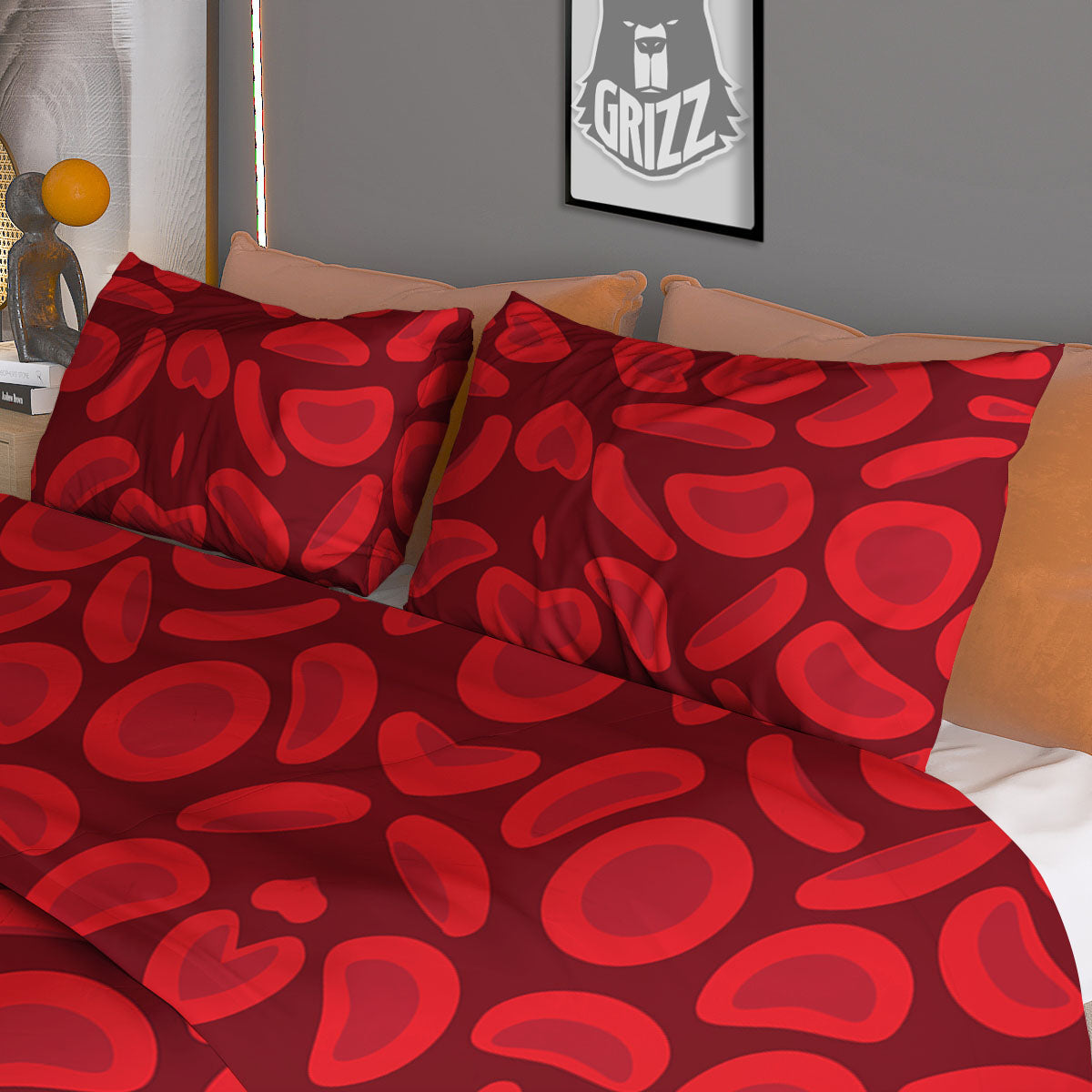Banana Zigzag Print Pattern Duvet Cover Bedding Set