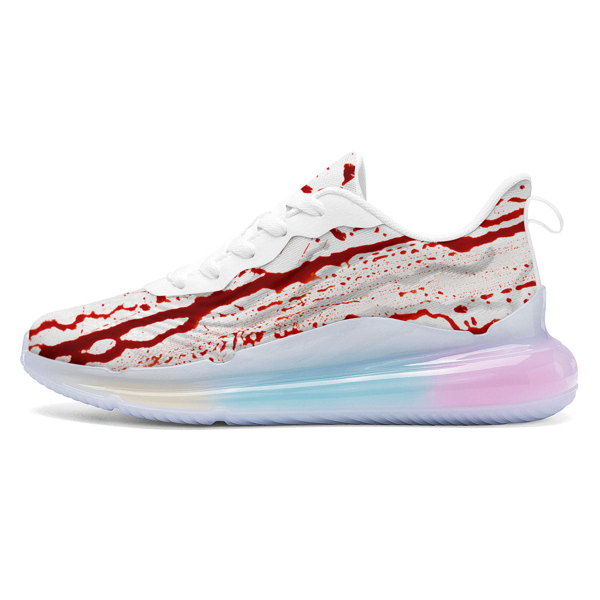 Blood Drip Print Running Sneakers-grizzshop
