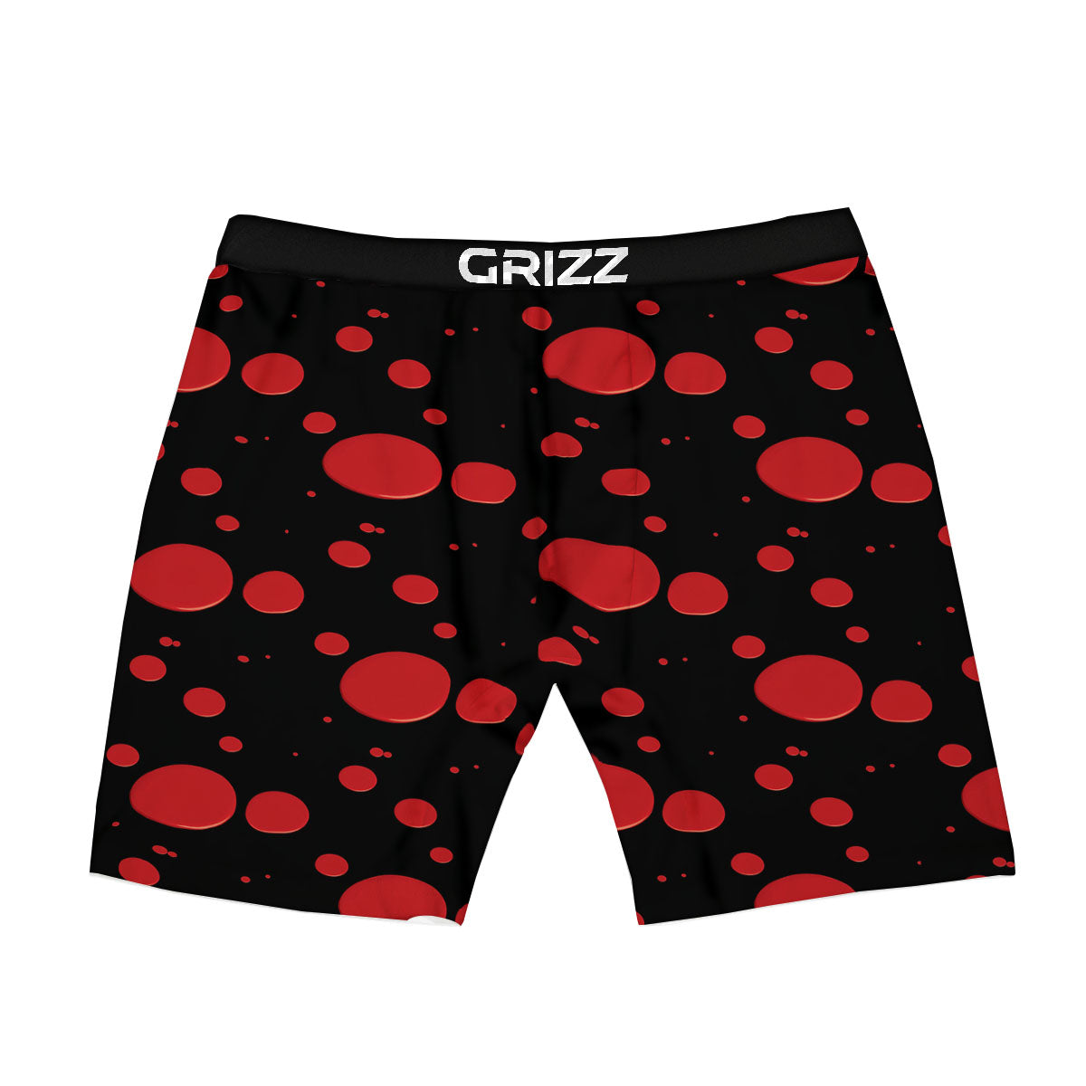 Blood Drop Red Print Pattern Boxer Briefs-grizzshop