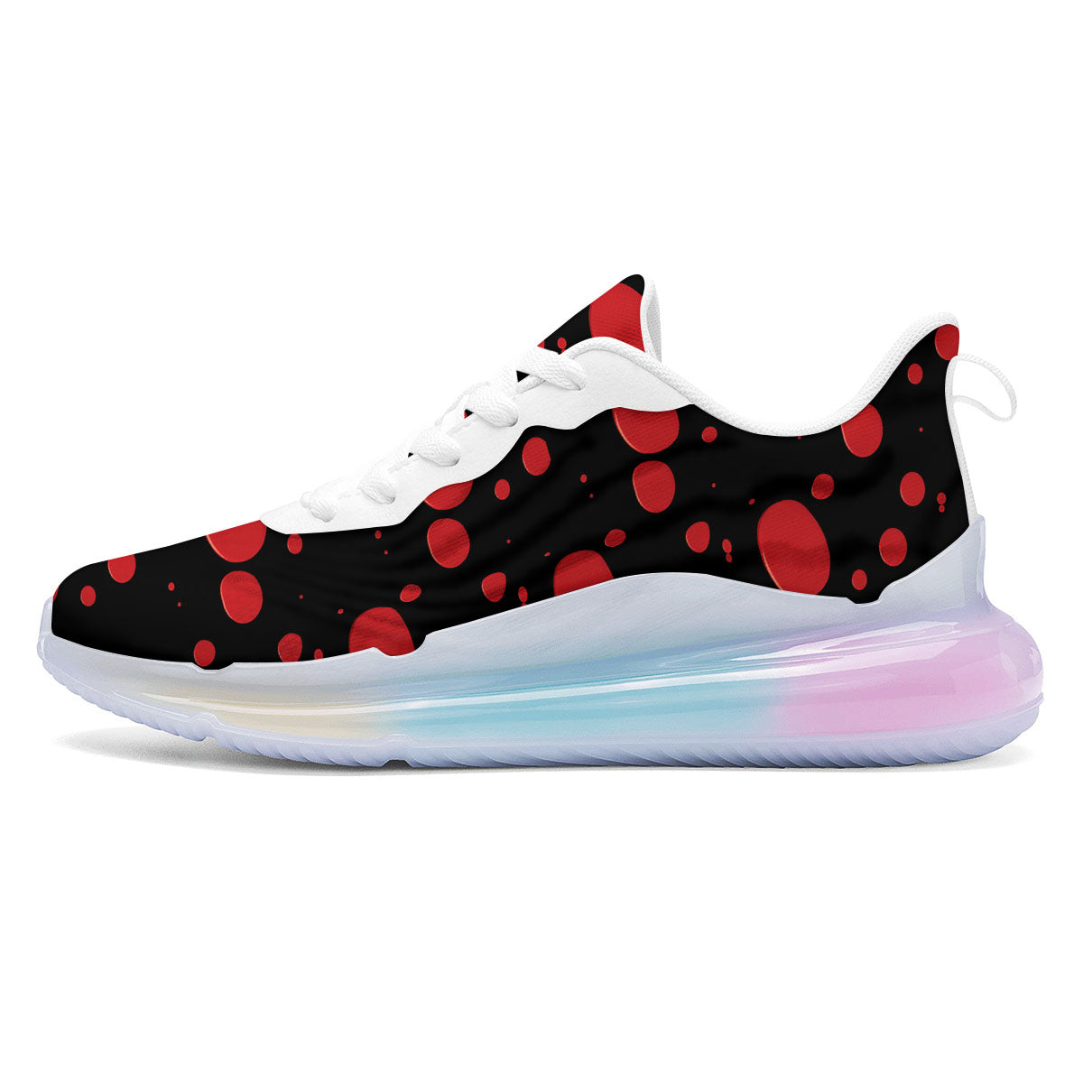 Blood Drop Red Print Pattern Running Sneakers-grizzshop