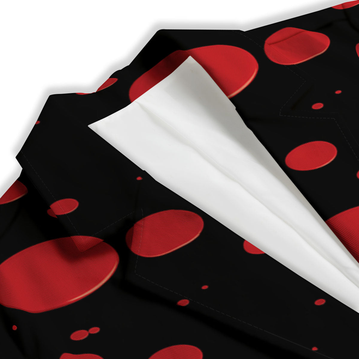 Blood Drop Red Print Pattern Women's Blazer-grizzshop
