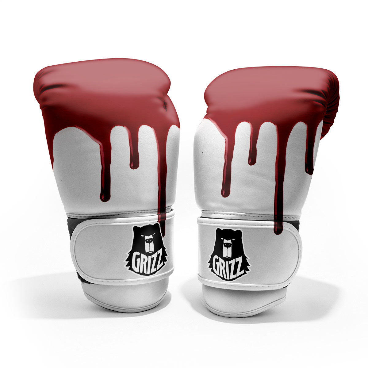 Blood Flowing Red Print Pro Boxing Glove