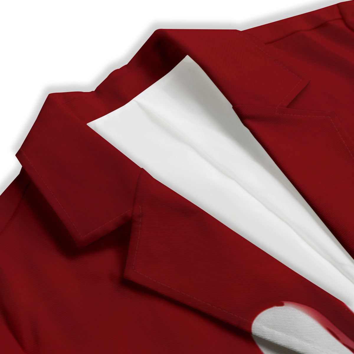 Blood Flowing Red Print Women's Blazer-grizzshop