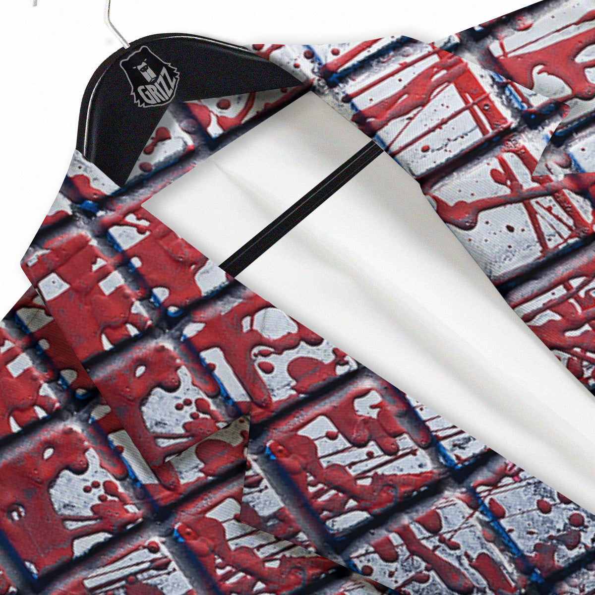 Blood Room Bloody Print Men's Sport Coat-grizzshop