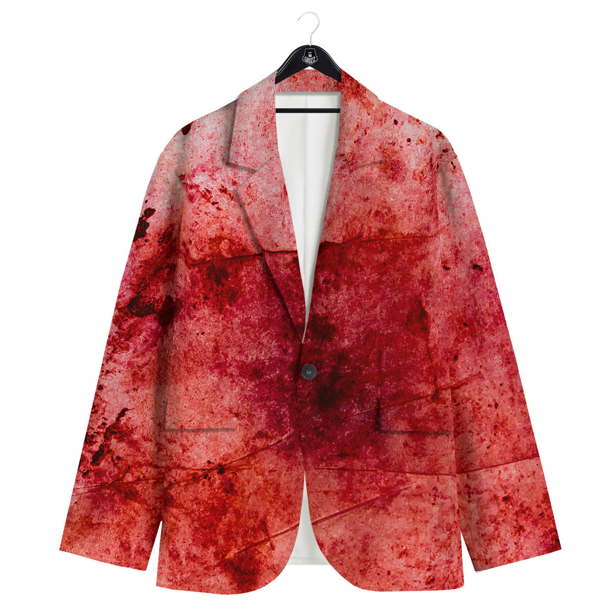 Blood Stains Red Print Men's Sport Coat-grizzshop