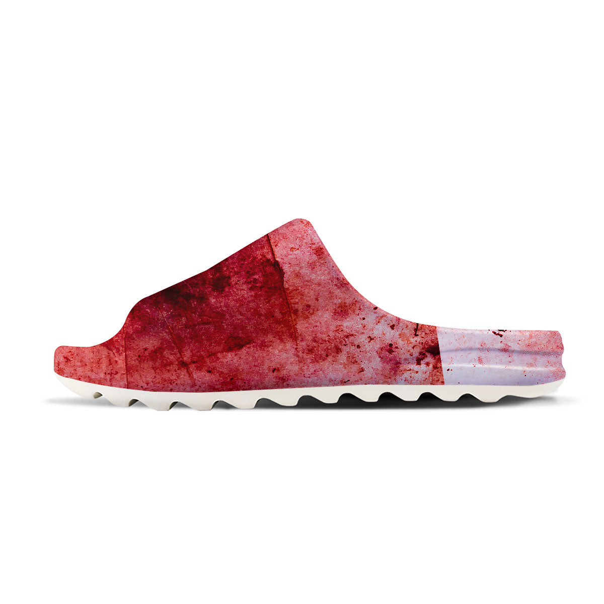 Blood Stains Red Print Sandals-grizzshop