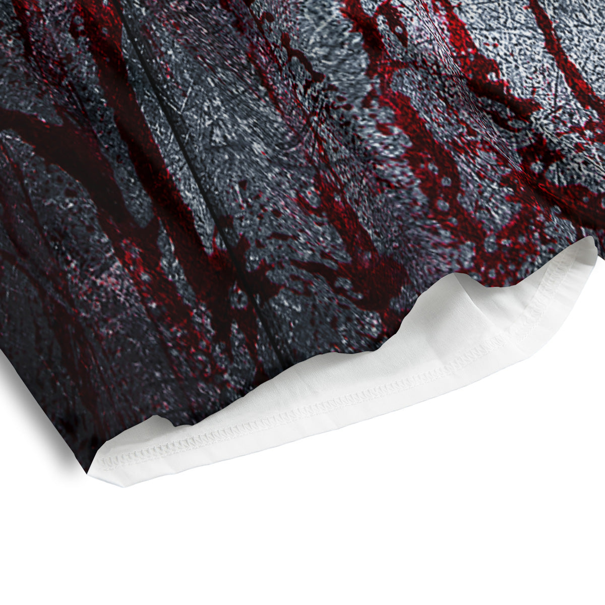 Bloody Metal Wall Print Men's Athletic Shorts