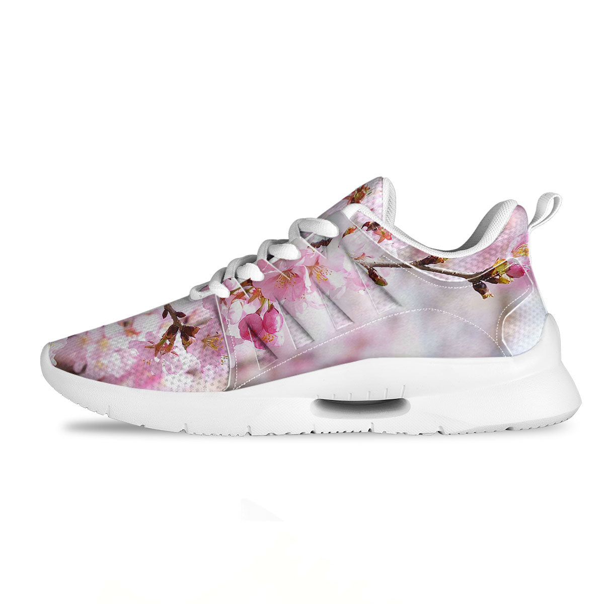 Blossom Spring Cherry Print Tennis Shoes-grizzshop