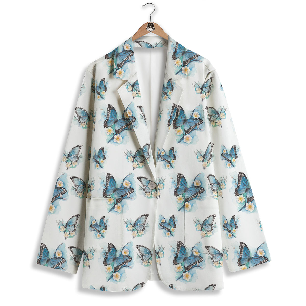 Butterfly Blue Pattern Print Pattern Women Leggings main image 0