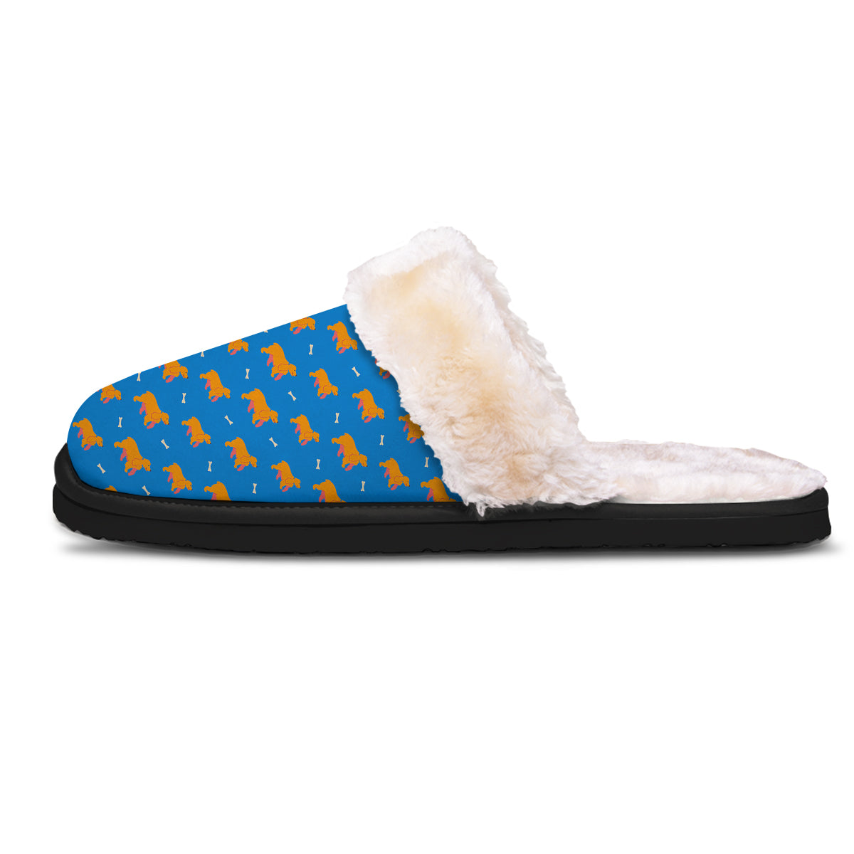 Blue Cocker spaniel Print Pattern Slippers-grizzshop