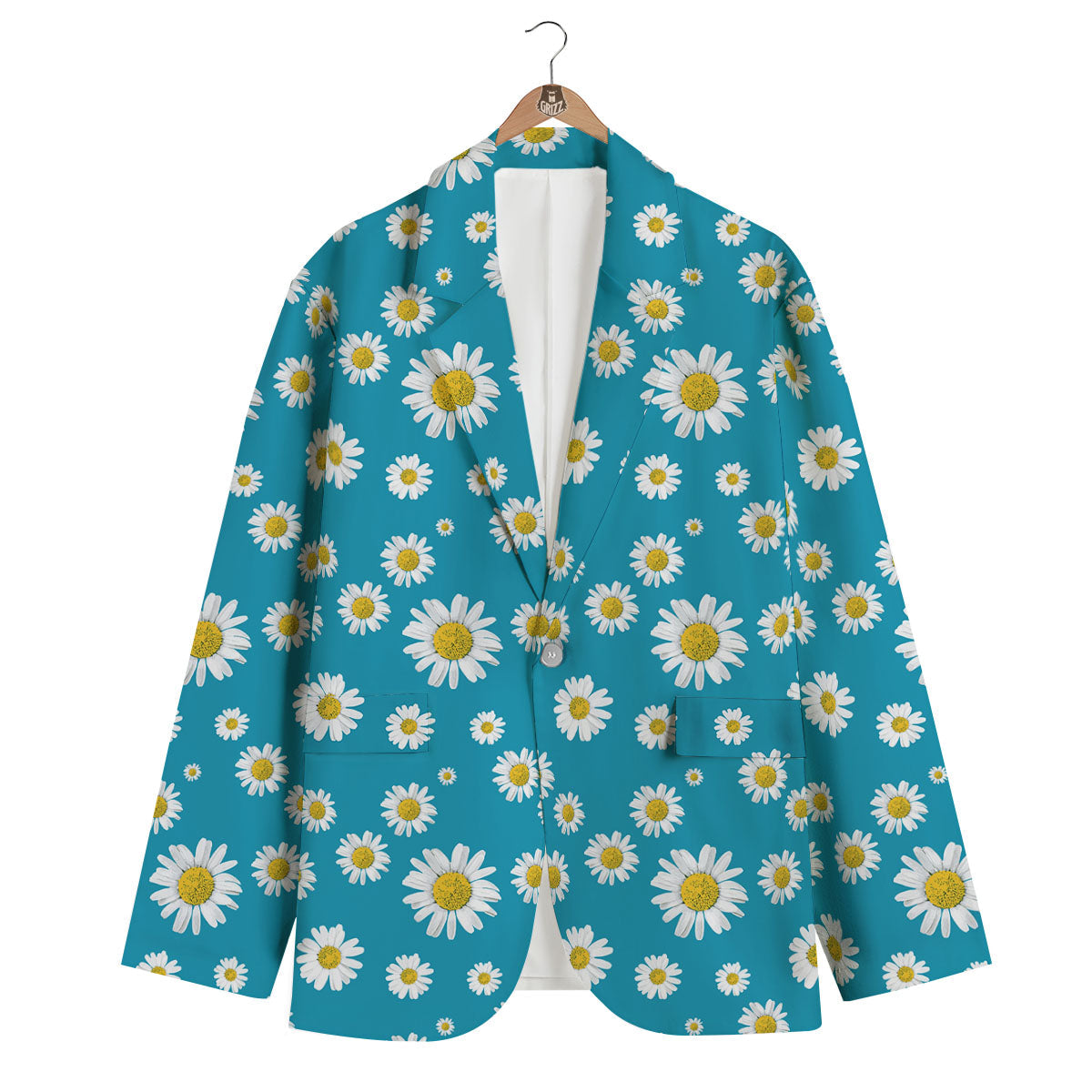 Blue Daisy Men's Blazer-grizzshop