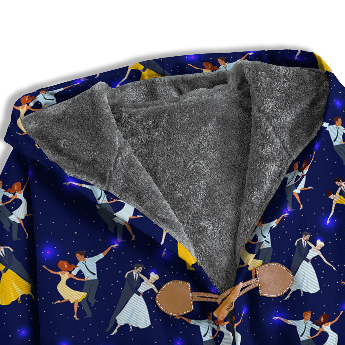 Blue Dancer Print Pattern Men's Windbreaker Jacket-grizzshop
