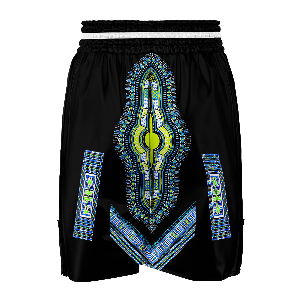 Blue Dashiki Boxing Shorts-grizzshop