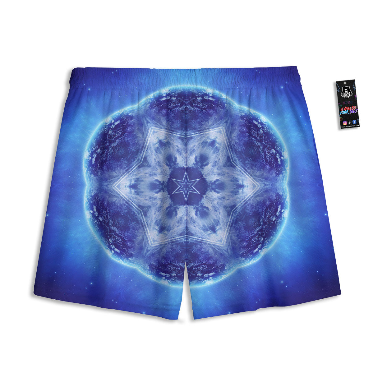 Chevron Halloween Print Pattern Mesh Shorts