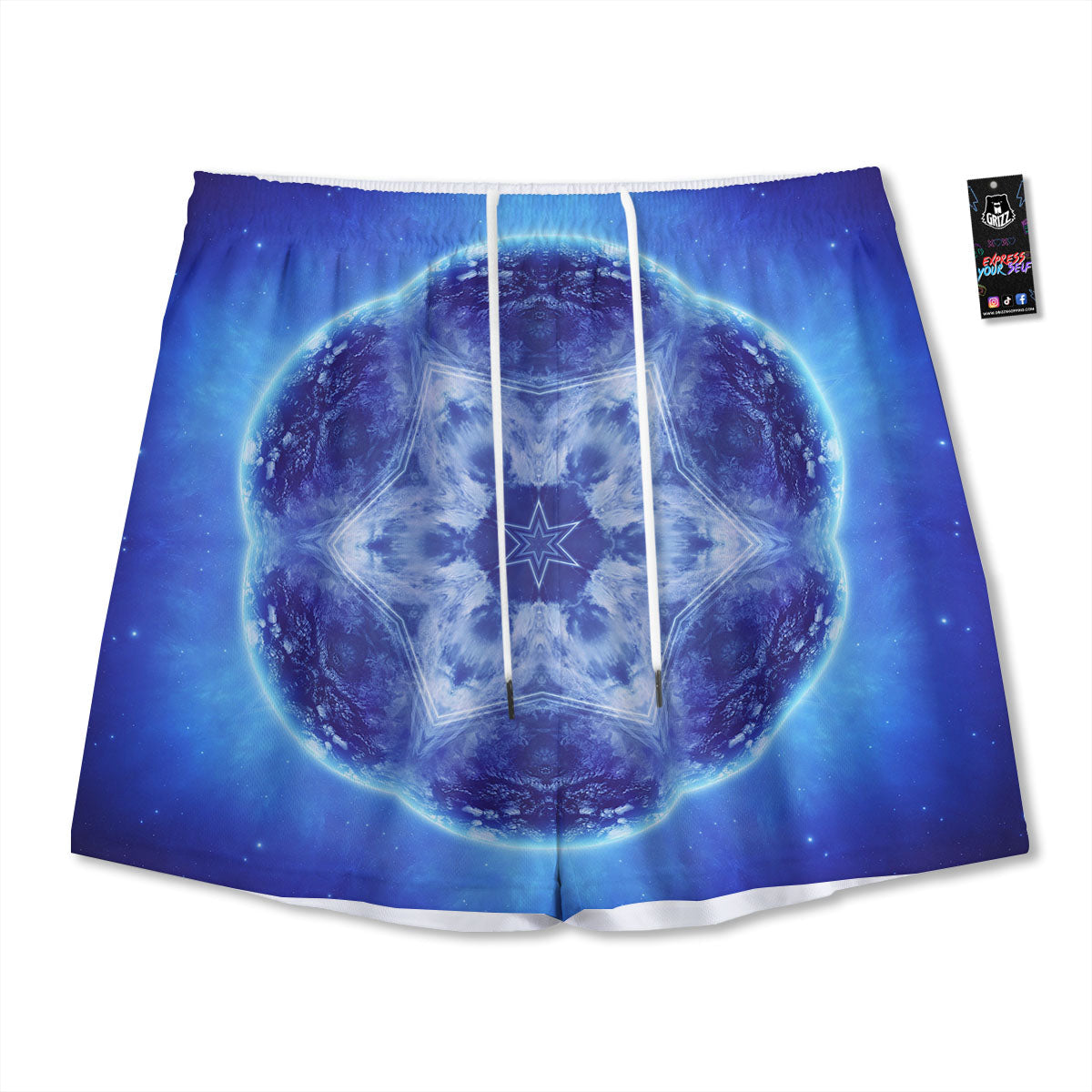 Chevron Halloween Print Pattern Mesh Shorts