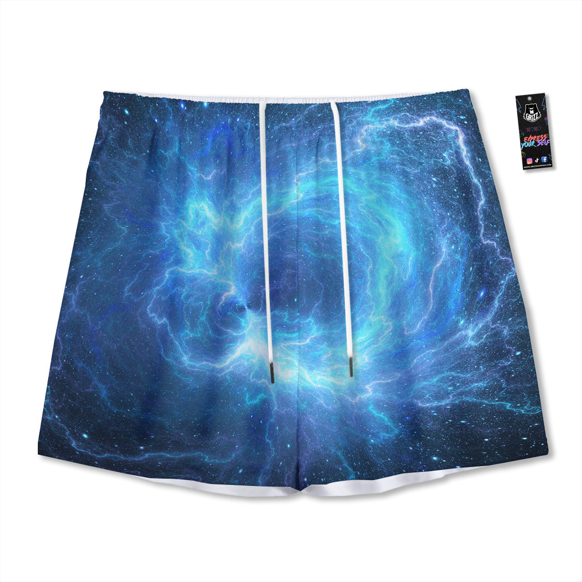 Day Of The Dead Dia De Los Muertos Print Pattern Mesh Shorts