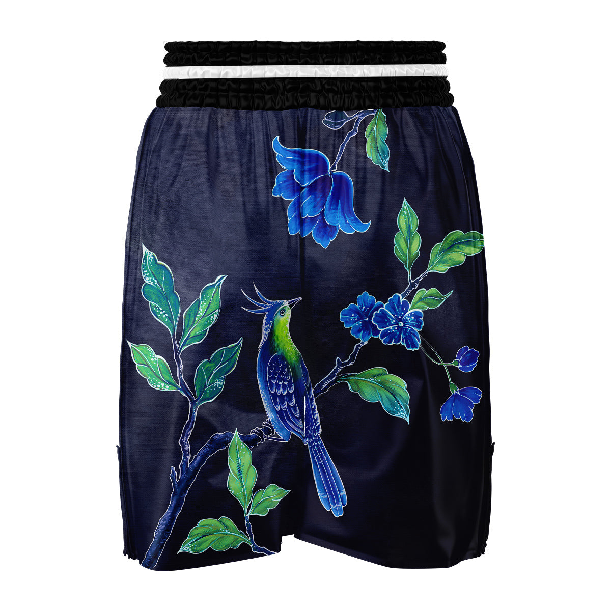 Blue Hummingbird Boxing Shorts-grizzshop