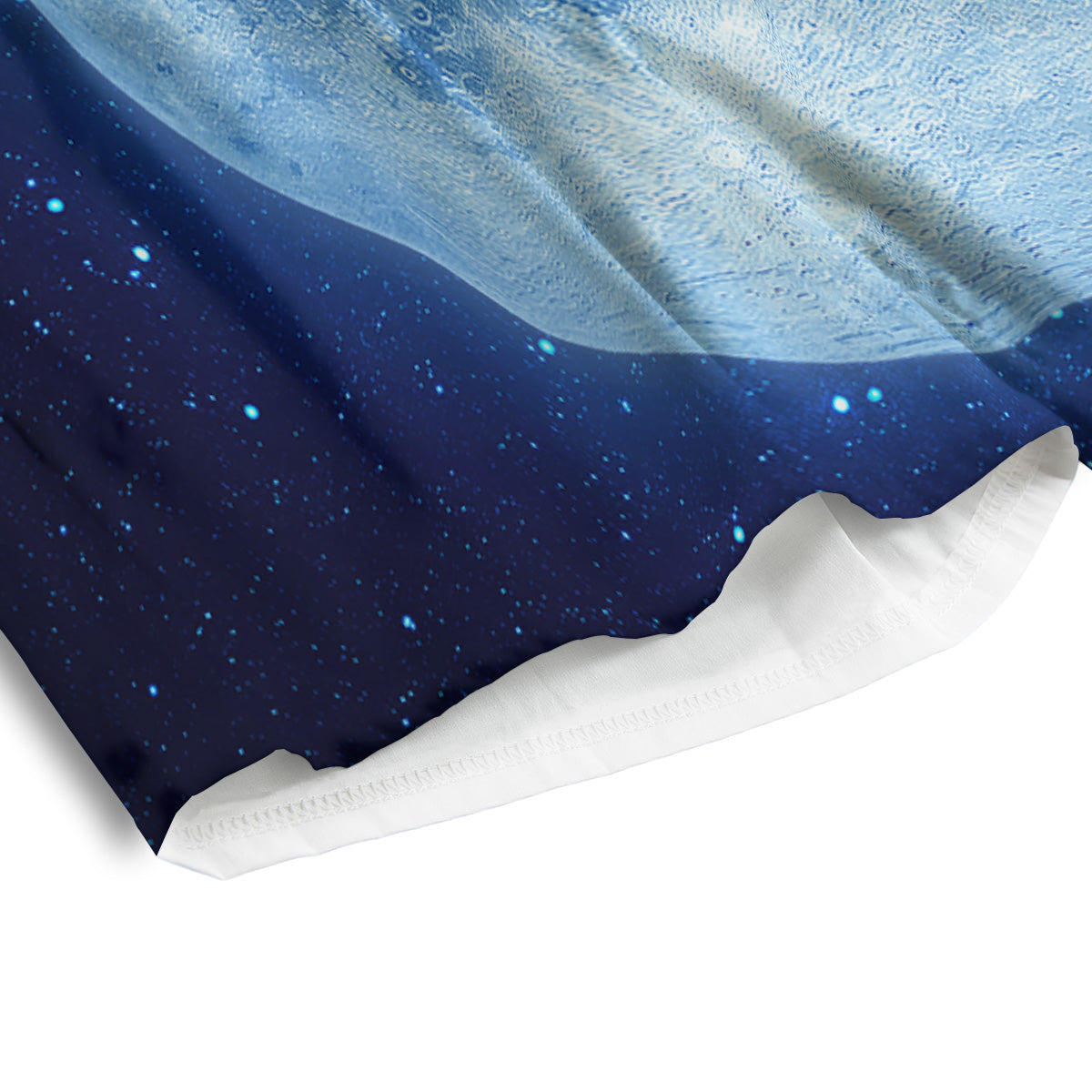 Blue Moon Print Men's Athletic Shorts