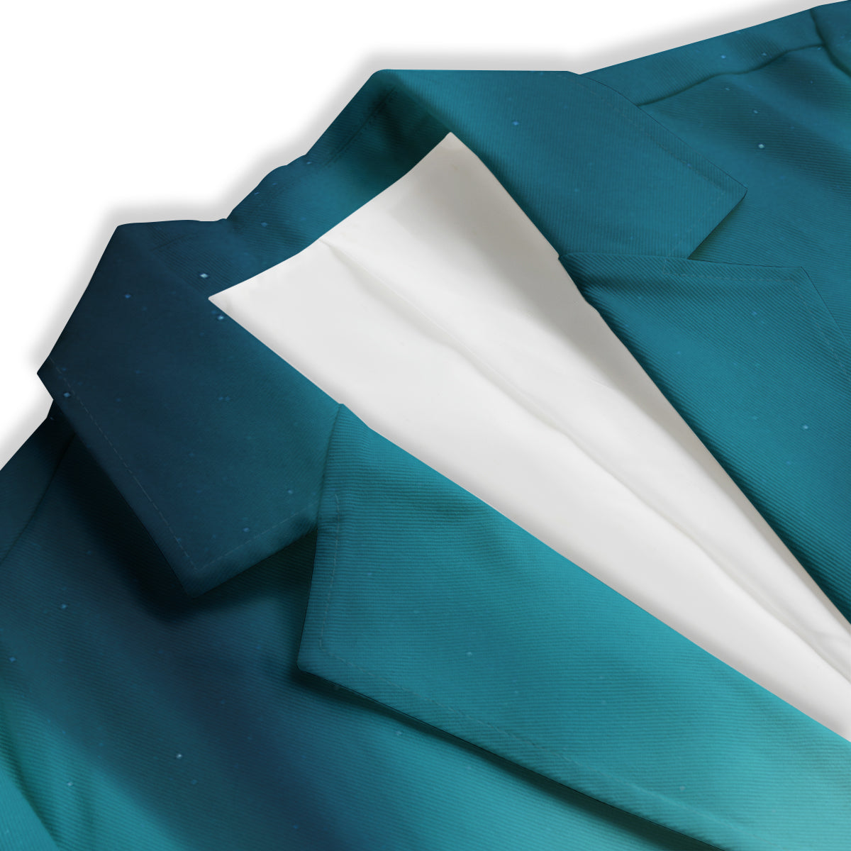 Blue Northern Lights And Mountain Print Women's Blazer-grizzshop