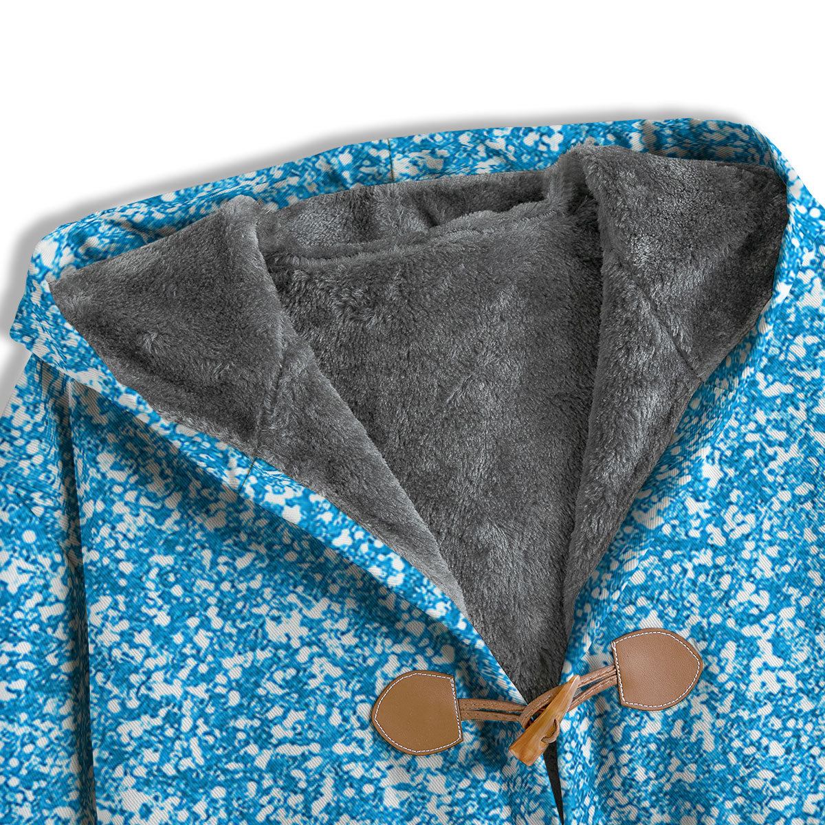 Blue Ocean Glitter Artwork Print Men's Windbreaker Jacket-grizzshop