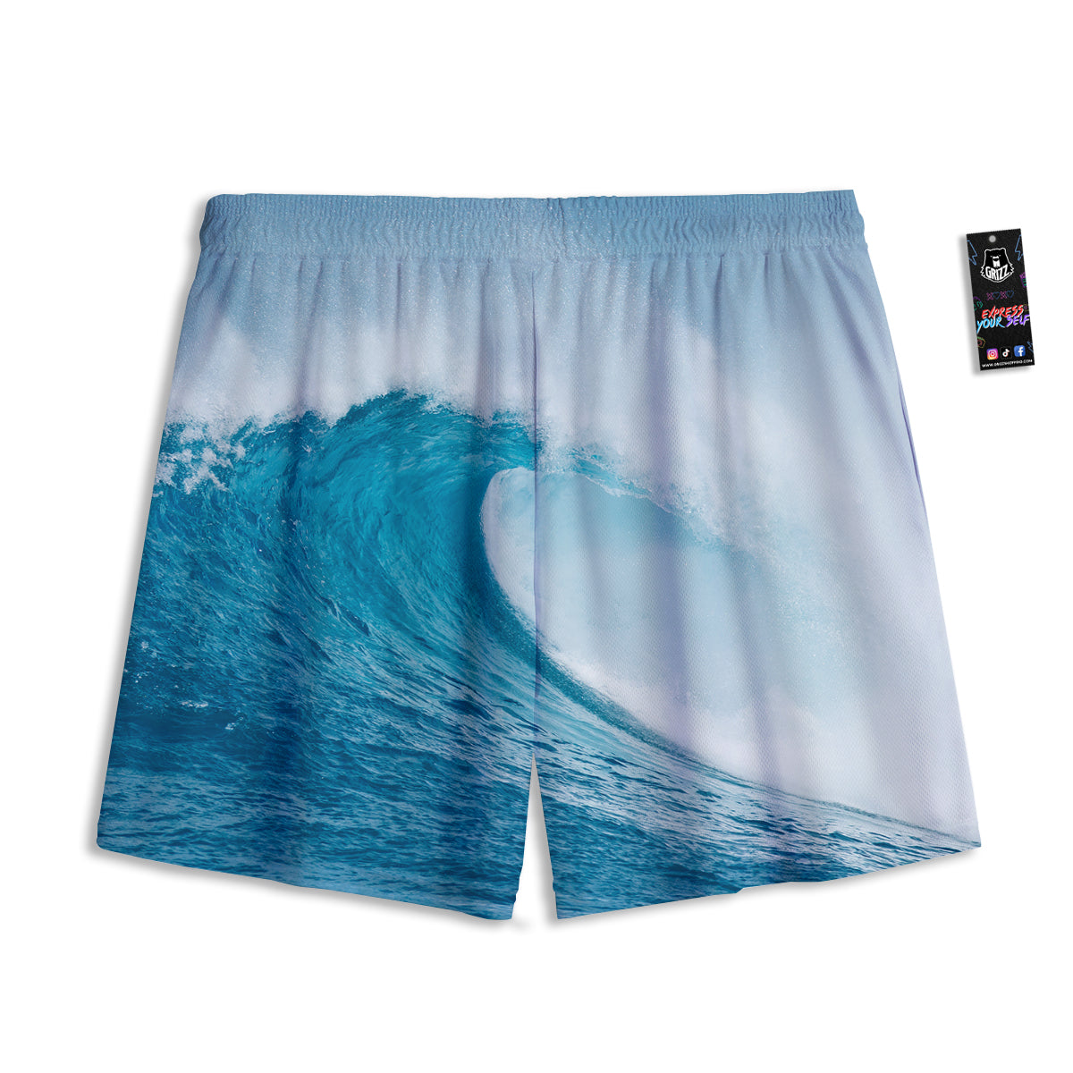 Denali Mountain Print Mesh Shorts