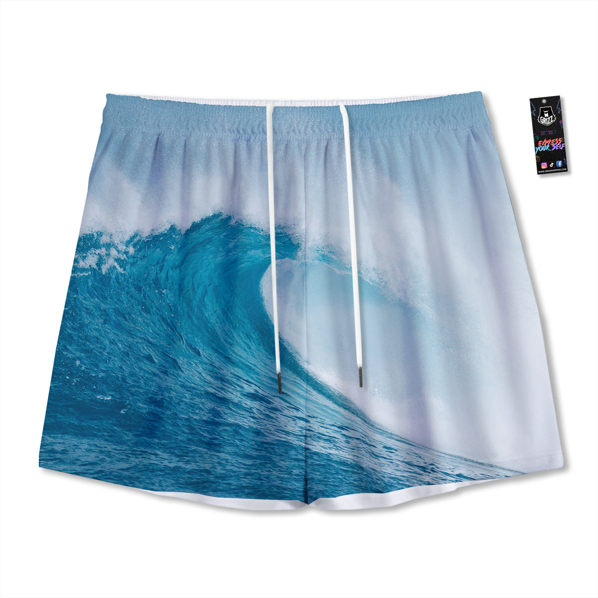 Denali Mountain Print Mesh Shorts