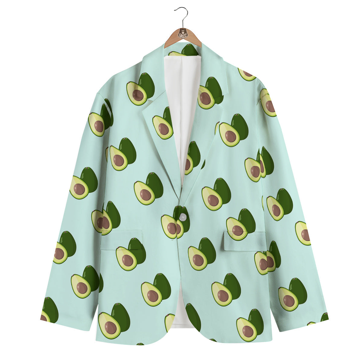 Blue Sky Avocado Men's Blazer-grizzshop