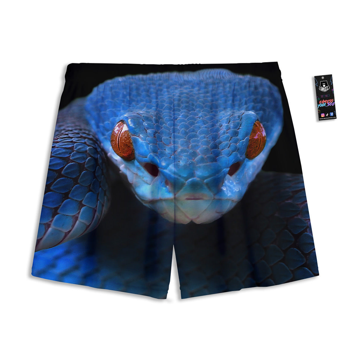 Boho Elephant Gold Cute Print Pattern Mesh Shorts