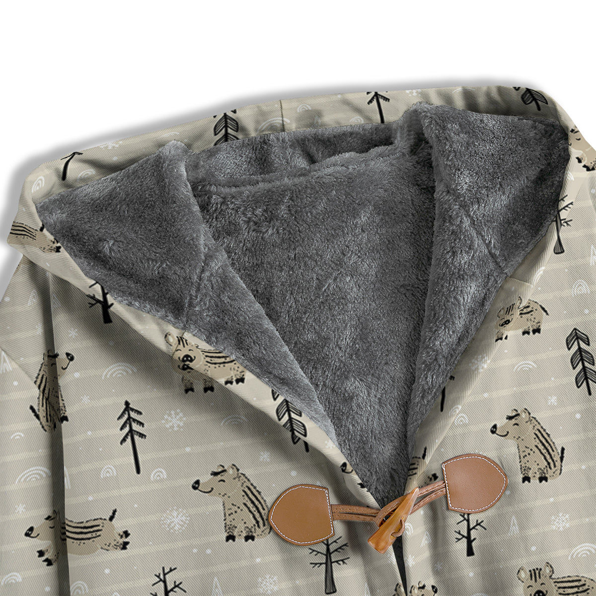 Boar Striped Print Pattern Men's Windbreaker Jacket-grizzshop