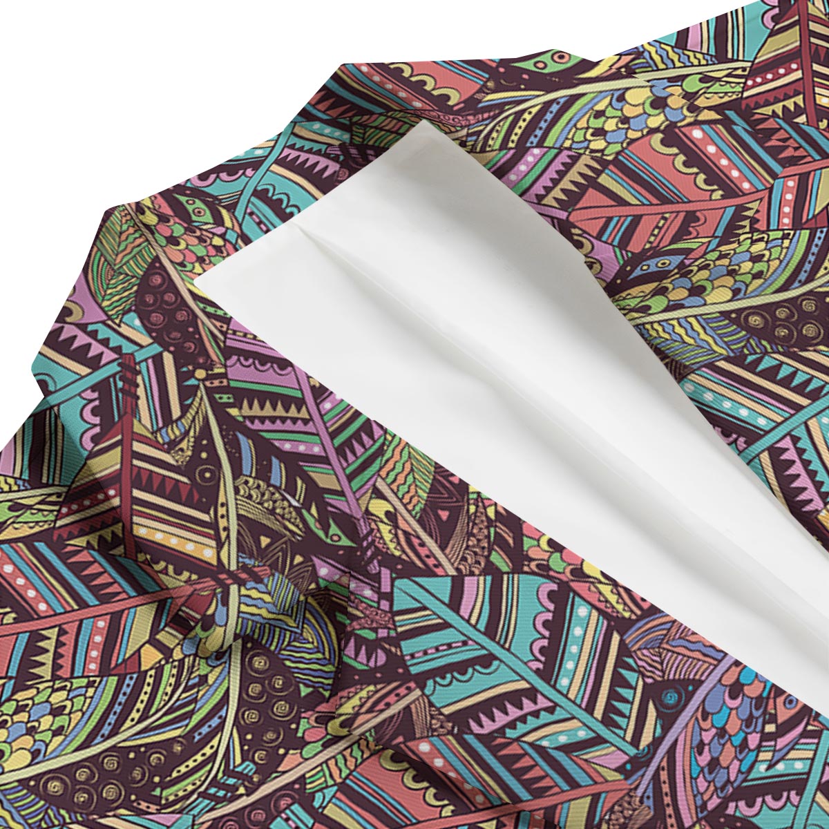 Bohemian Boho Pattern Print Men's Blazer-grizzshop