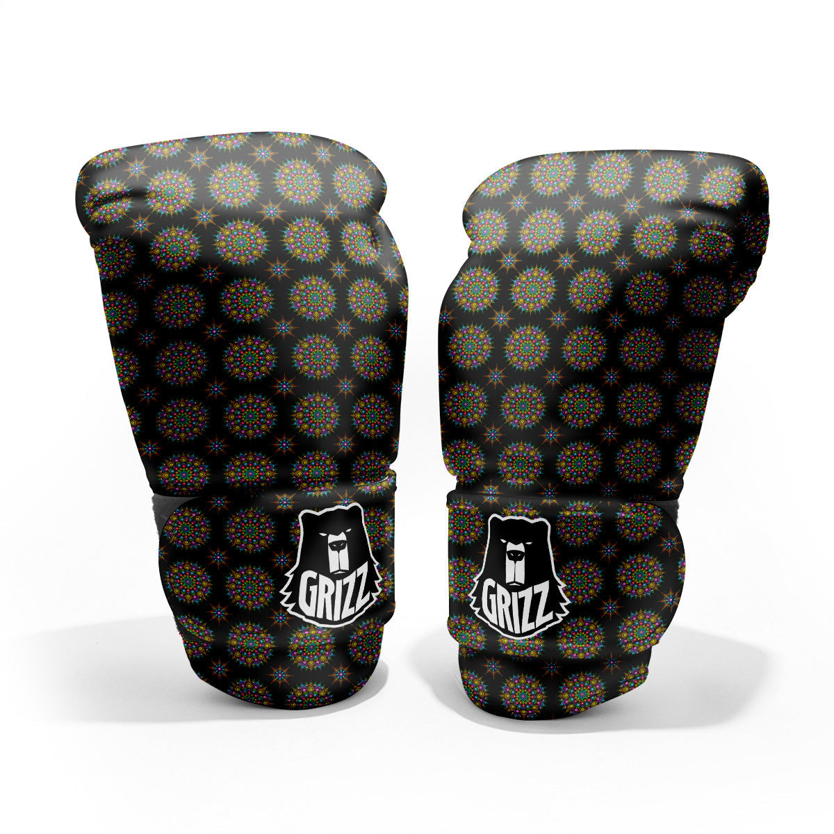 Bohemian Colorful Mandala Print Pattern Pro Boxing Glove