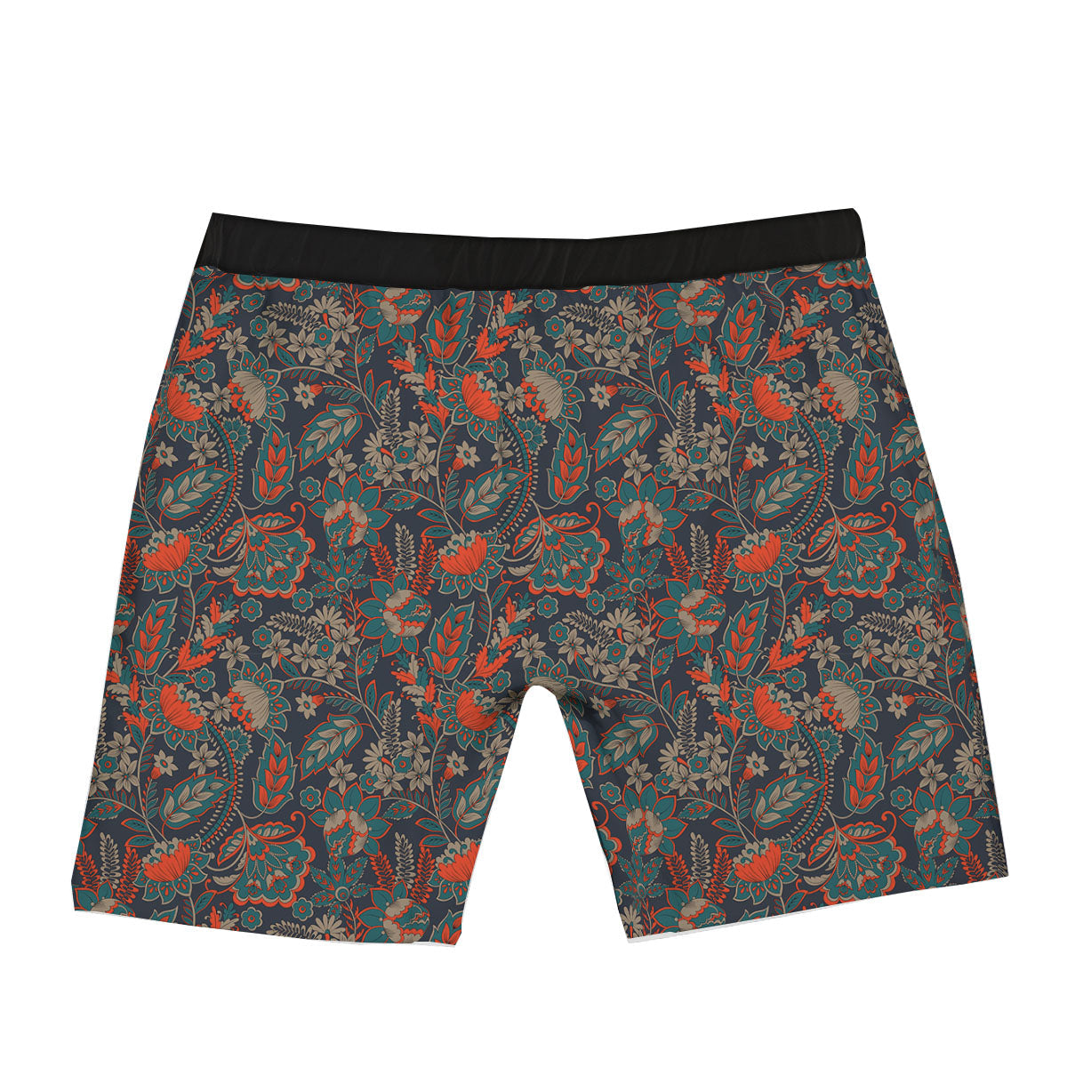 Bohemian Floral Retro Vintage Print Pattern Boxer Briefs-grizzshop