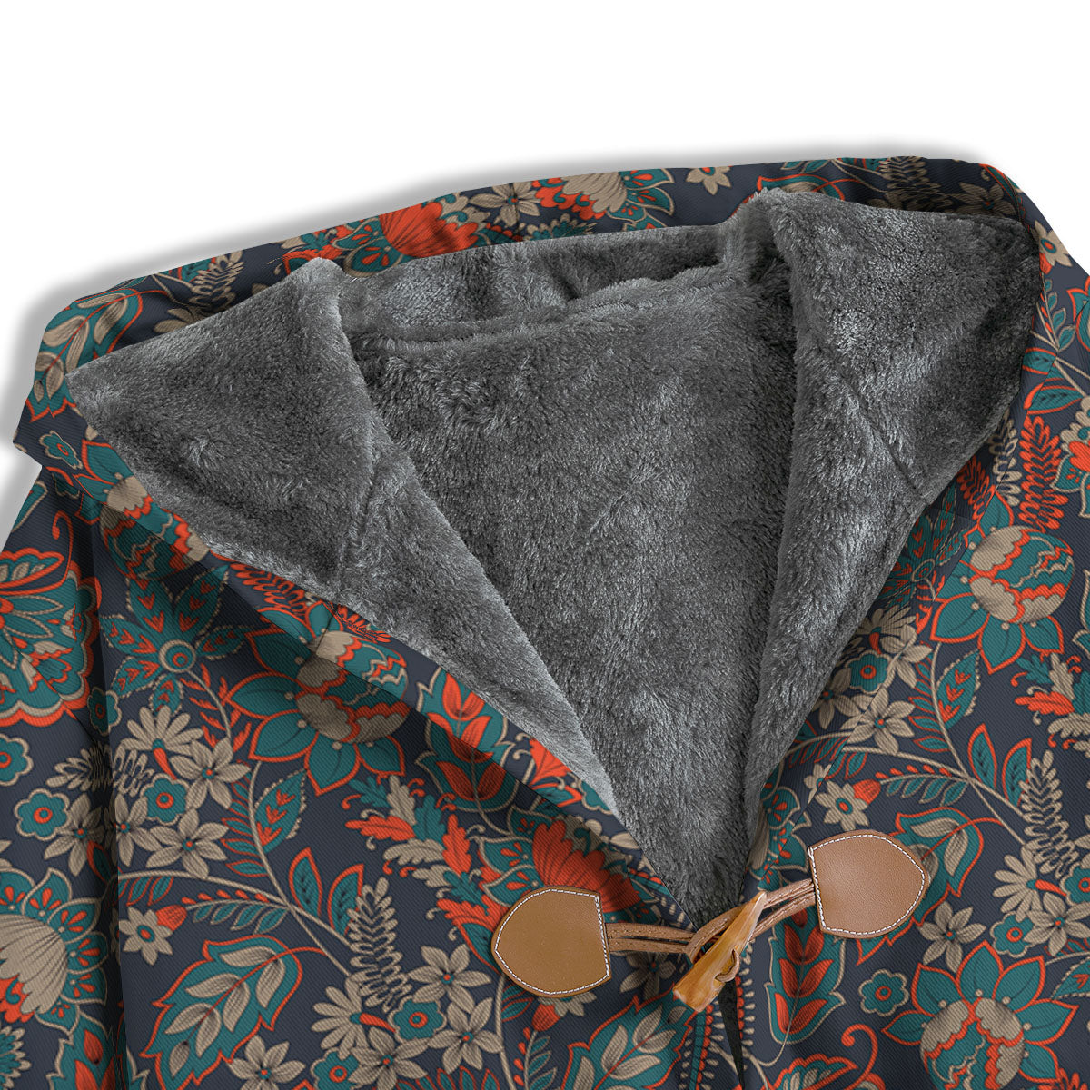 Bohemian Floral Retro Vintage Print Pattern Men's Windbreaker Jacket-grizzshop