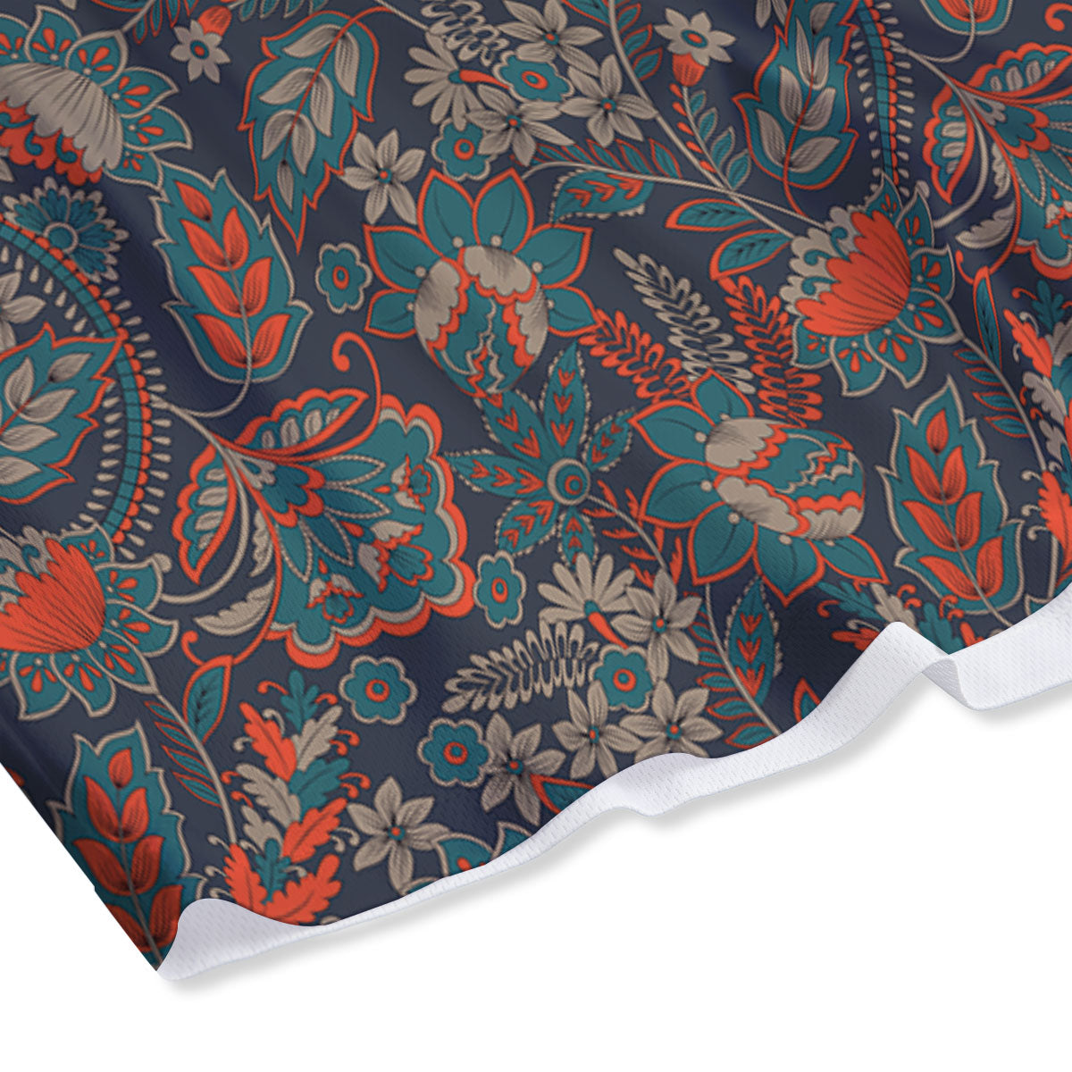 Bohemian Floral Retro Vintage Print Pattern Mesh Shorts