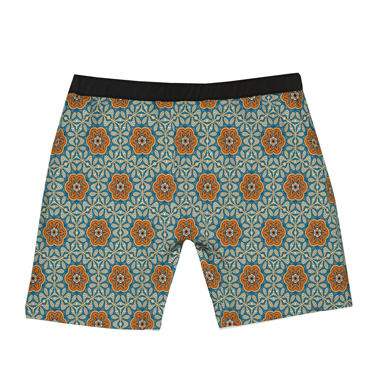 Bohemian Mandala Floral Print Pattern Boxer Briefs-grizzshop