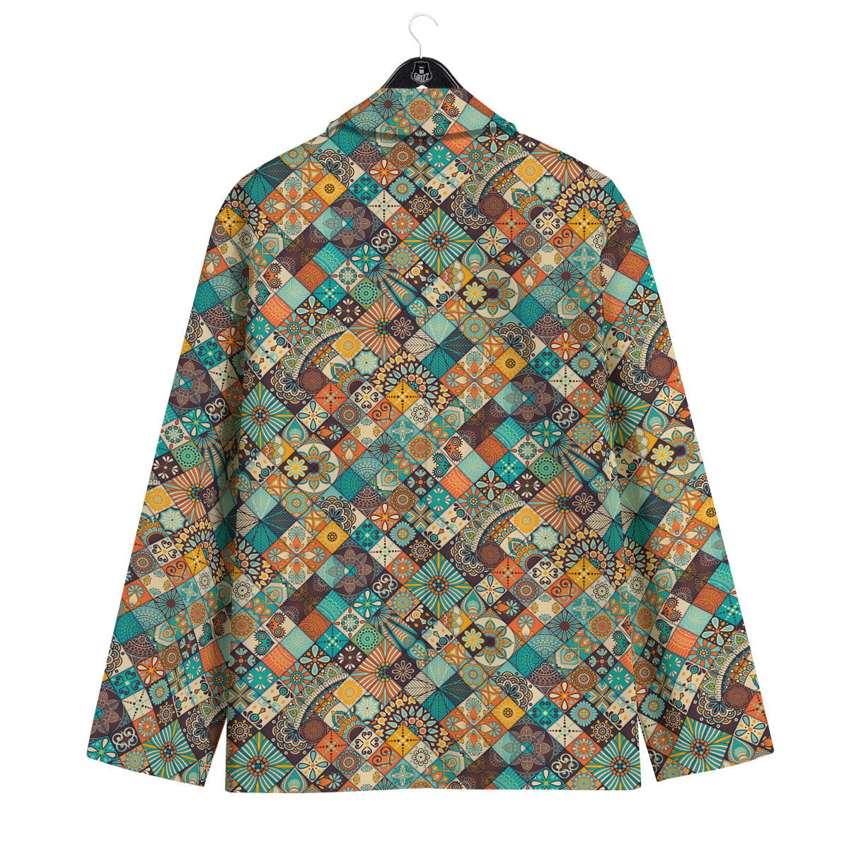 Bohemian Mandala Floral Vintage Print Pattern Men's Sport Coat-grizzshop