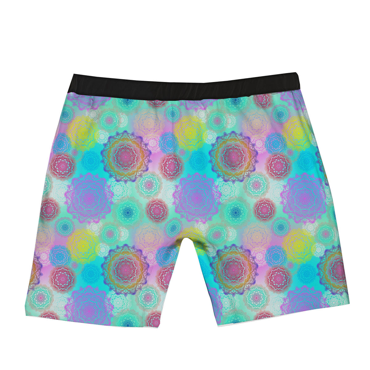 Bohemian Mandala Pastel Print Pattern Boxer Briefs-grizzshop