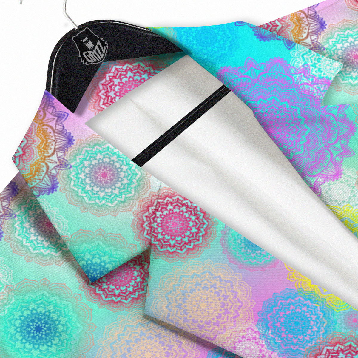 Bohemian Mandala Pastel Print Pattern Men's Sport Coat-grizzshop
