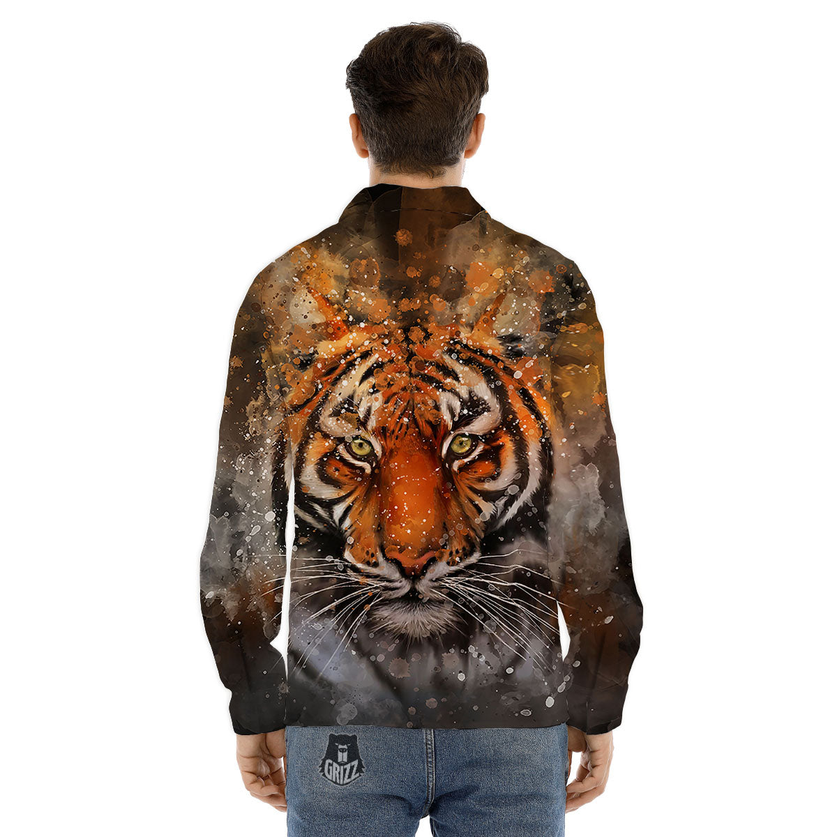 Bohemian Mandala Retro Print Pattern Men's Dress Shirts-grizzshop