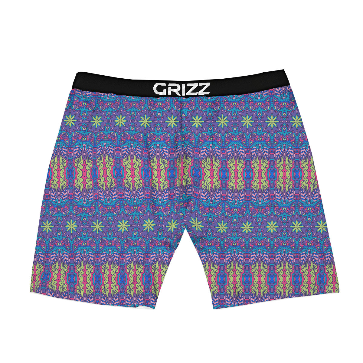 Bohemian Mandala Star Print Pattern Boxer Briefs-grizzshop