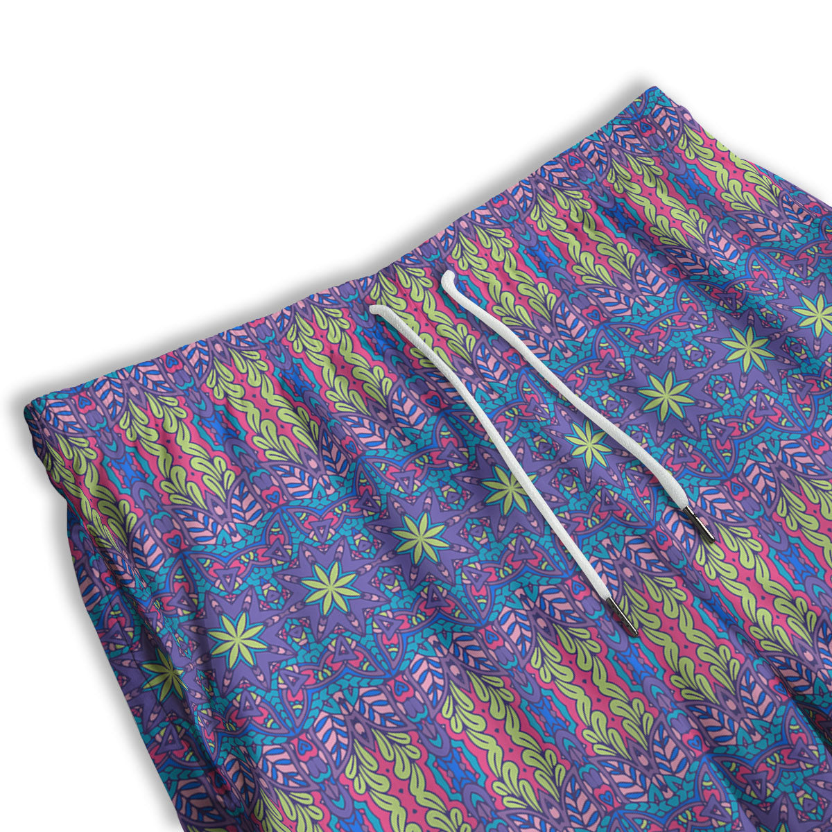 Bohemian Mandala Star Print Pattern Men's Athletic Shorts