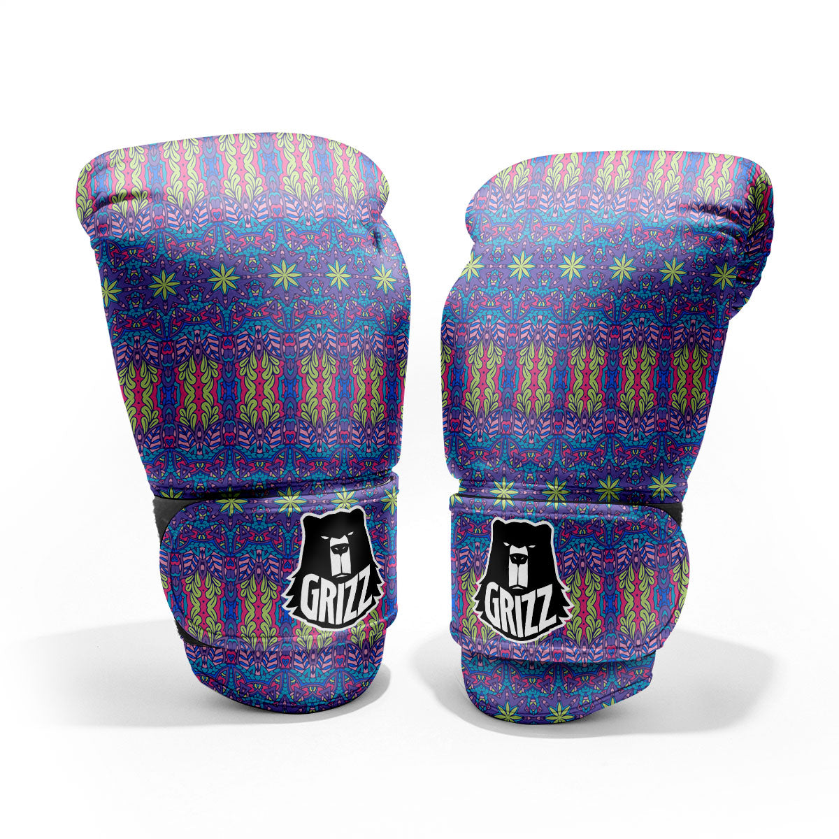 Bohemian Mandala Star Print Pattern Pro Boxing Glove