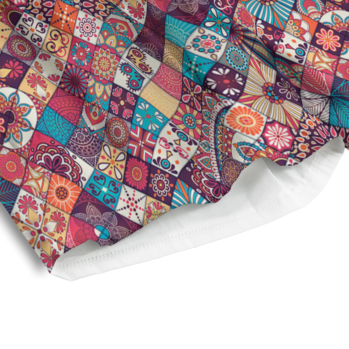Bohemian Mandala Vintage Print Pattern Men's Athletic Shorts