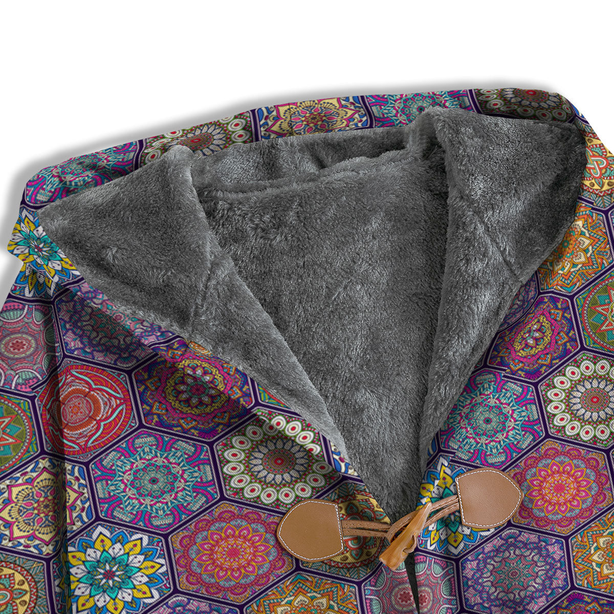 Bohemian Oriental Mandala Print Pattern Men's Windbreaker Jacket-grizzshop