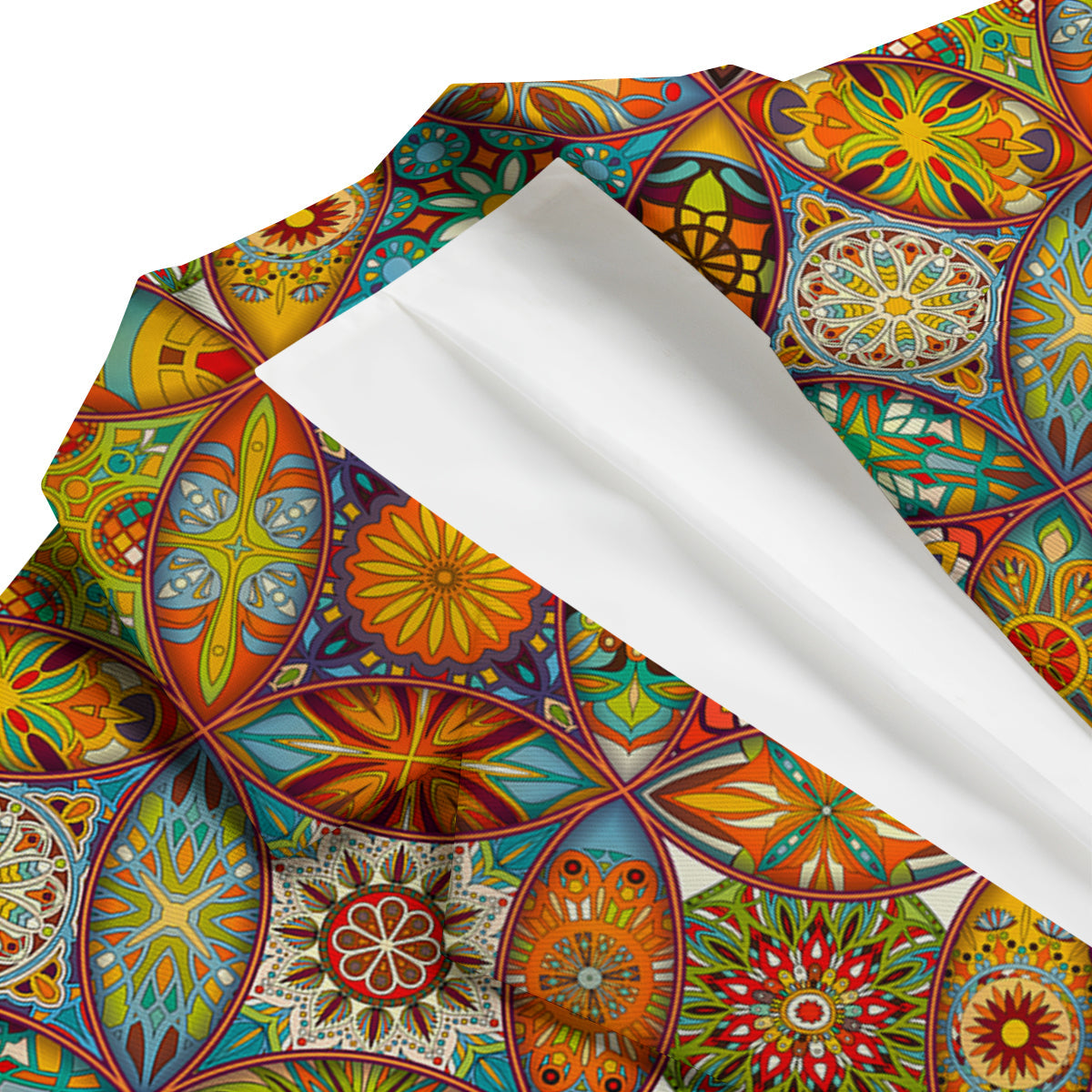 Bohemian Patchwork Print Pattern Men's Blazer-grizzshop
