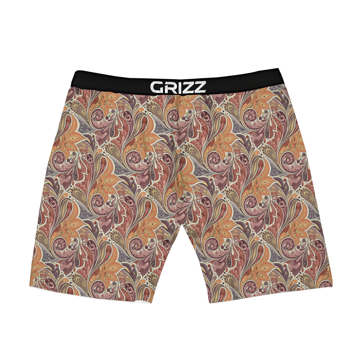 Bohemian Pigeon Floral Print Pattern Boxer Briefs-grizzshop